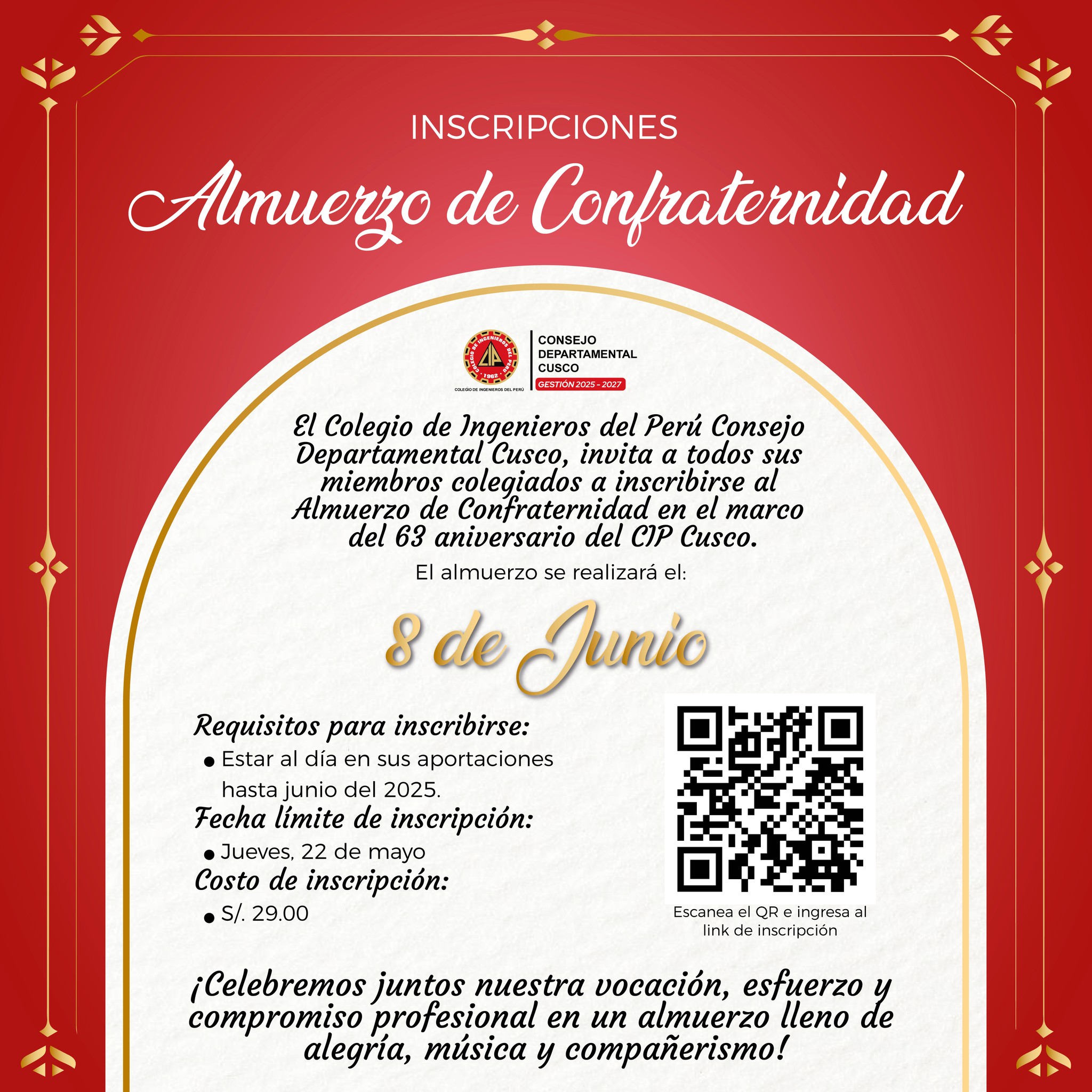 Almuerzo de Confraternidad 2025
