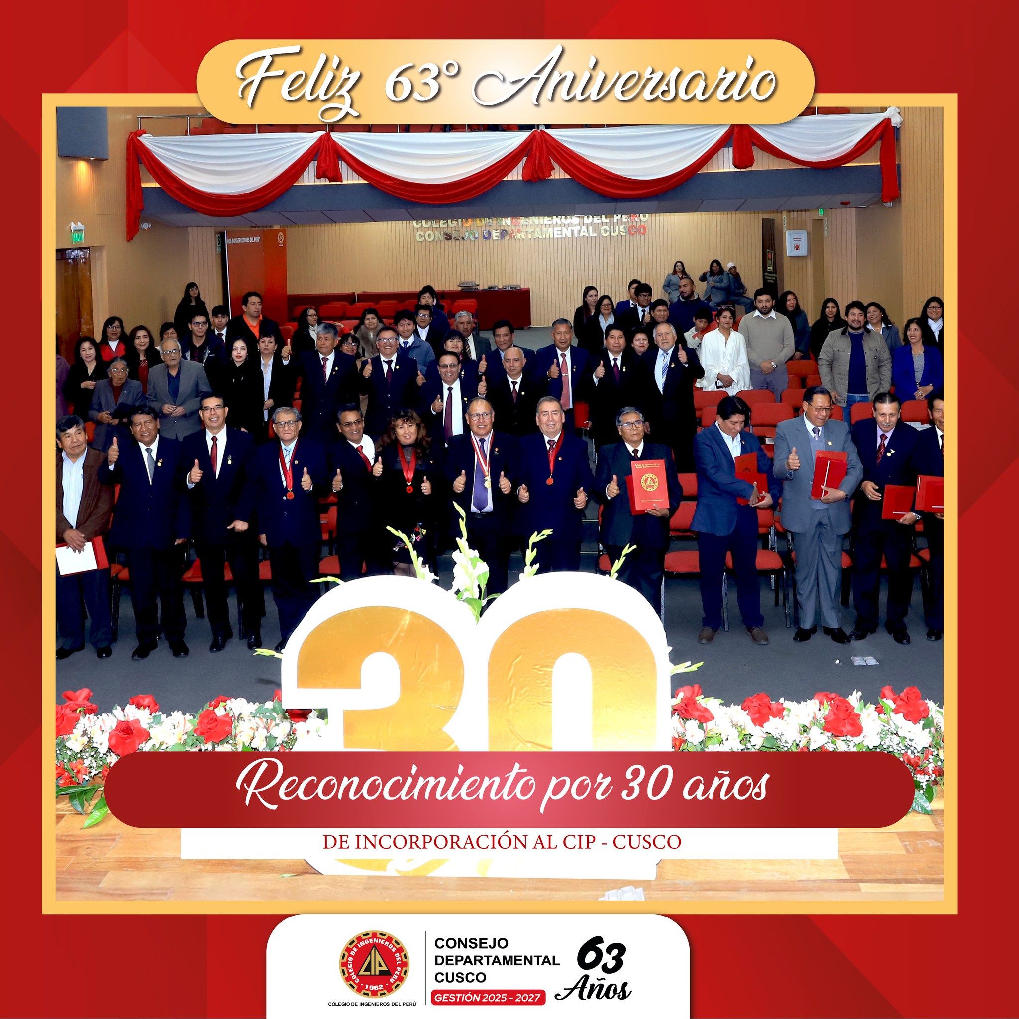 30 años - Ceremonia de Reconocimiento