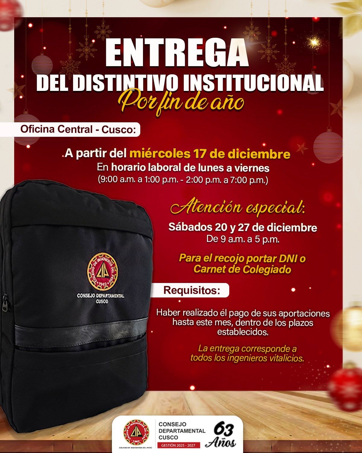 Distintivo Institucional 2025