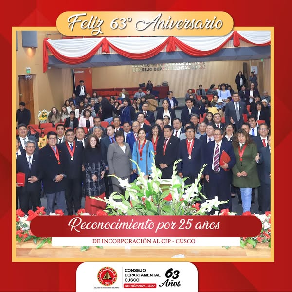 25 años - Ceremonia de Reconocimiento